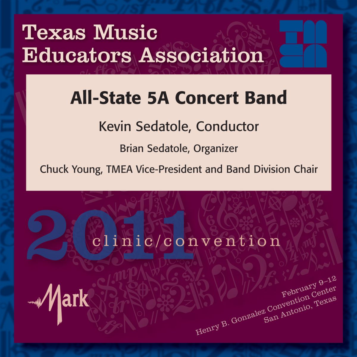 2011 Texas Music Educators Association: All-State 5A Concert Band - hier klicken