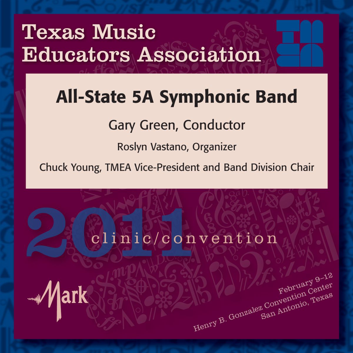 2011 Texas Music Educators Association: All-State 5A Symphonic Band - hier klicken